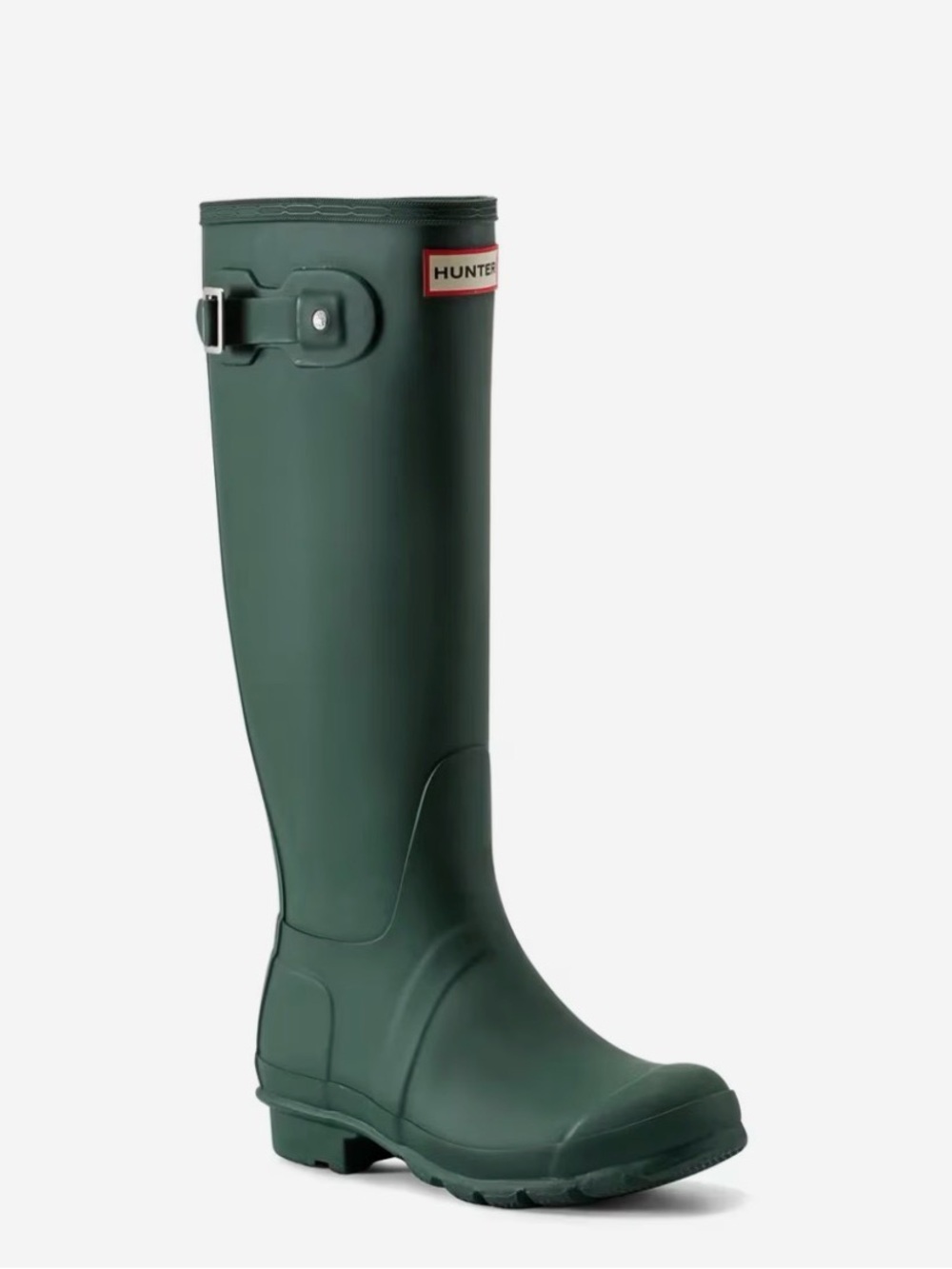 Hunter Green Women's Tall Rain Boots